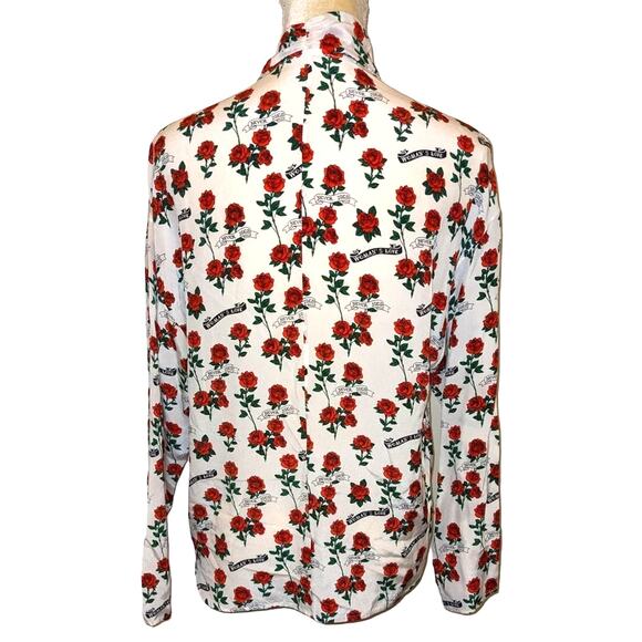 TR Sandro Paris Bessie Rose silk blouse - EUC - Picture 7 of 16